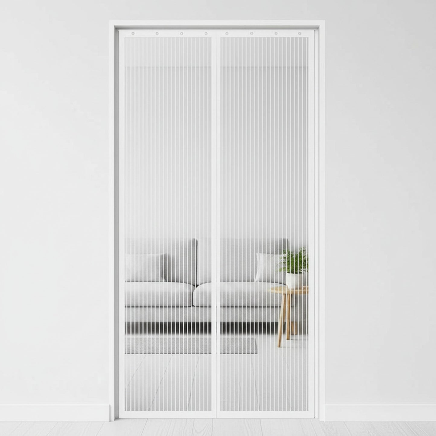 Moustiquaire Magnétique Auto-Fermante pour Porte - 90x210cm & 100x210cm