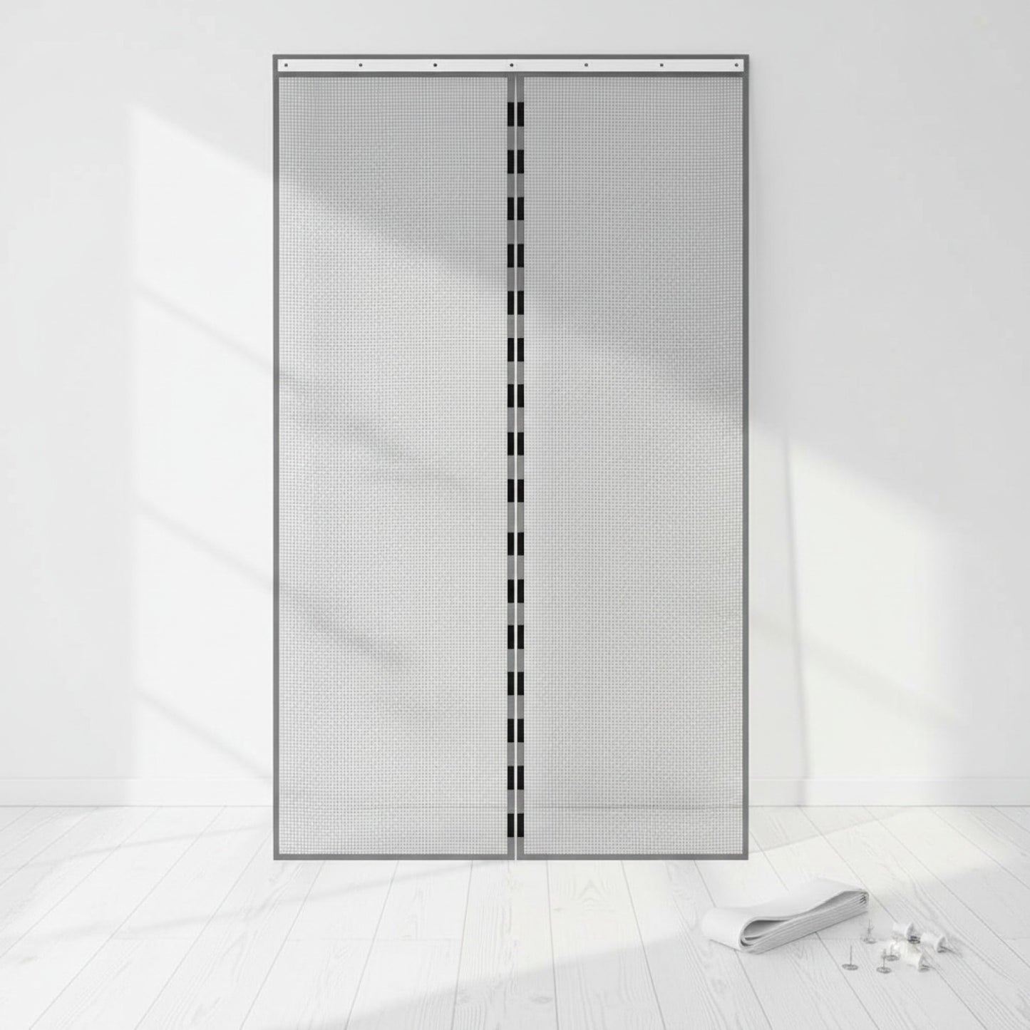 Moustiquaire Magnétique pour Porte - Rideau Anti-Insectes avec Fermeture Automatique