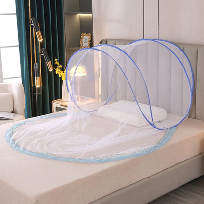 Moustiquaire de Voyage Pliante - Protection Anti-Insectes Portable pour Lit d'Été