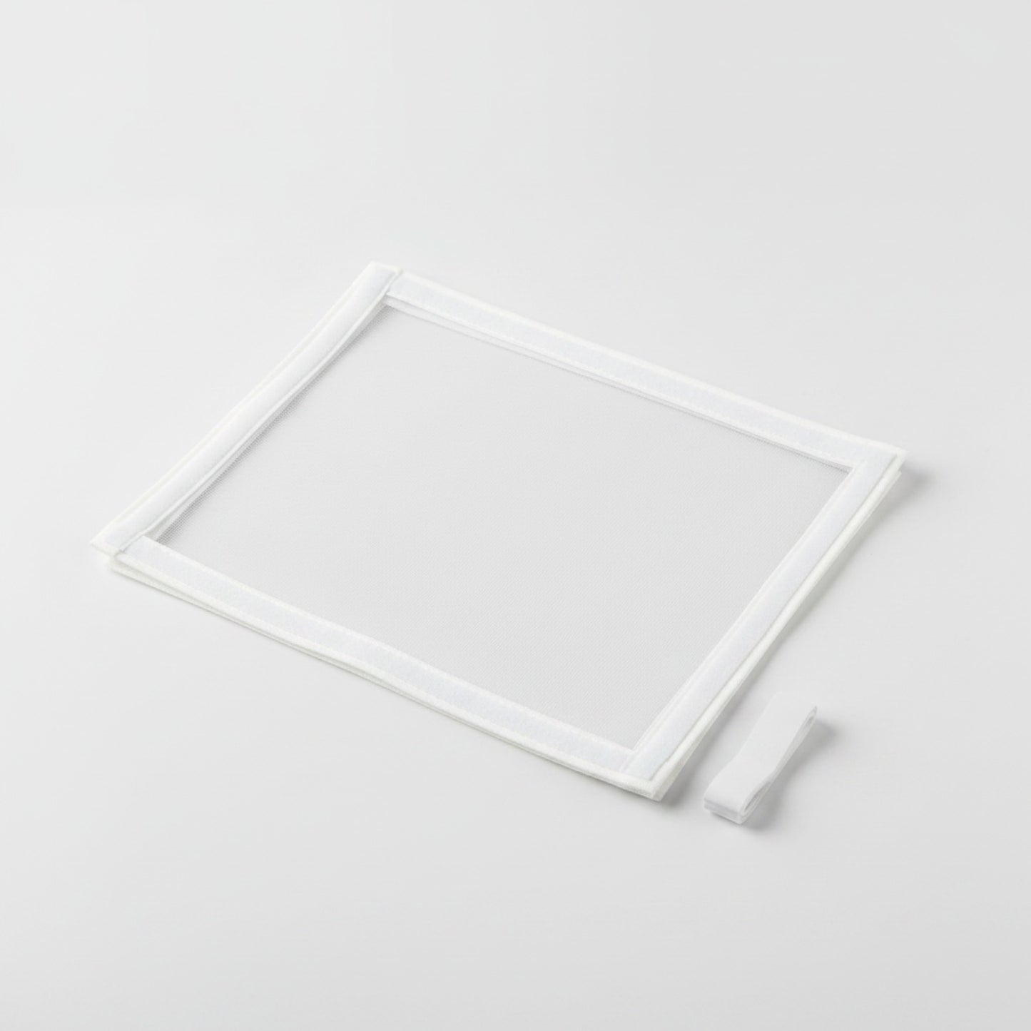 Moustiquaire Adhésive Blanche pour Fenêtre - Polyester Respirant, Installation Facile
