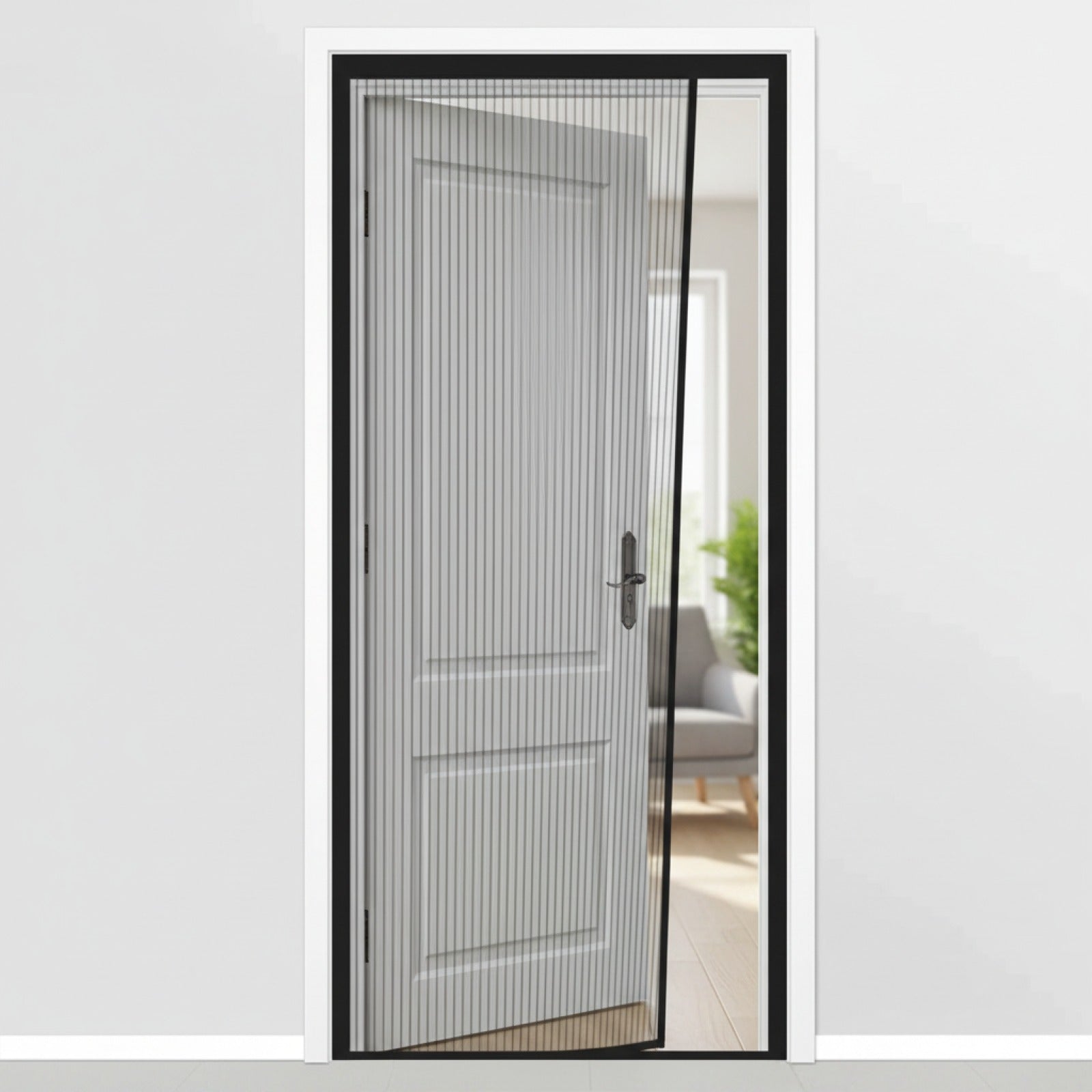 Moustiquaire Magnétique pour Porte - Installation Facile, Mains Libres, Adaptée Enfants & Animaux