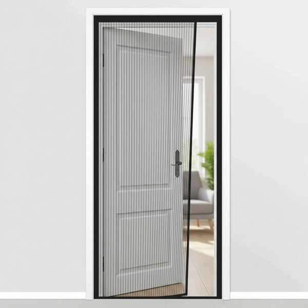 Moustiquaire Magnétique pour Porte - Installation Facile, Mains Libres, Adaptée Enfants & Animaux