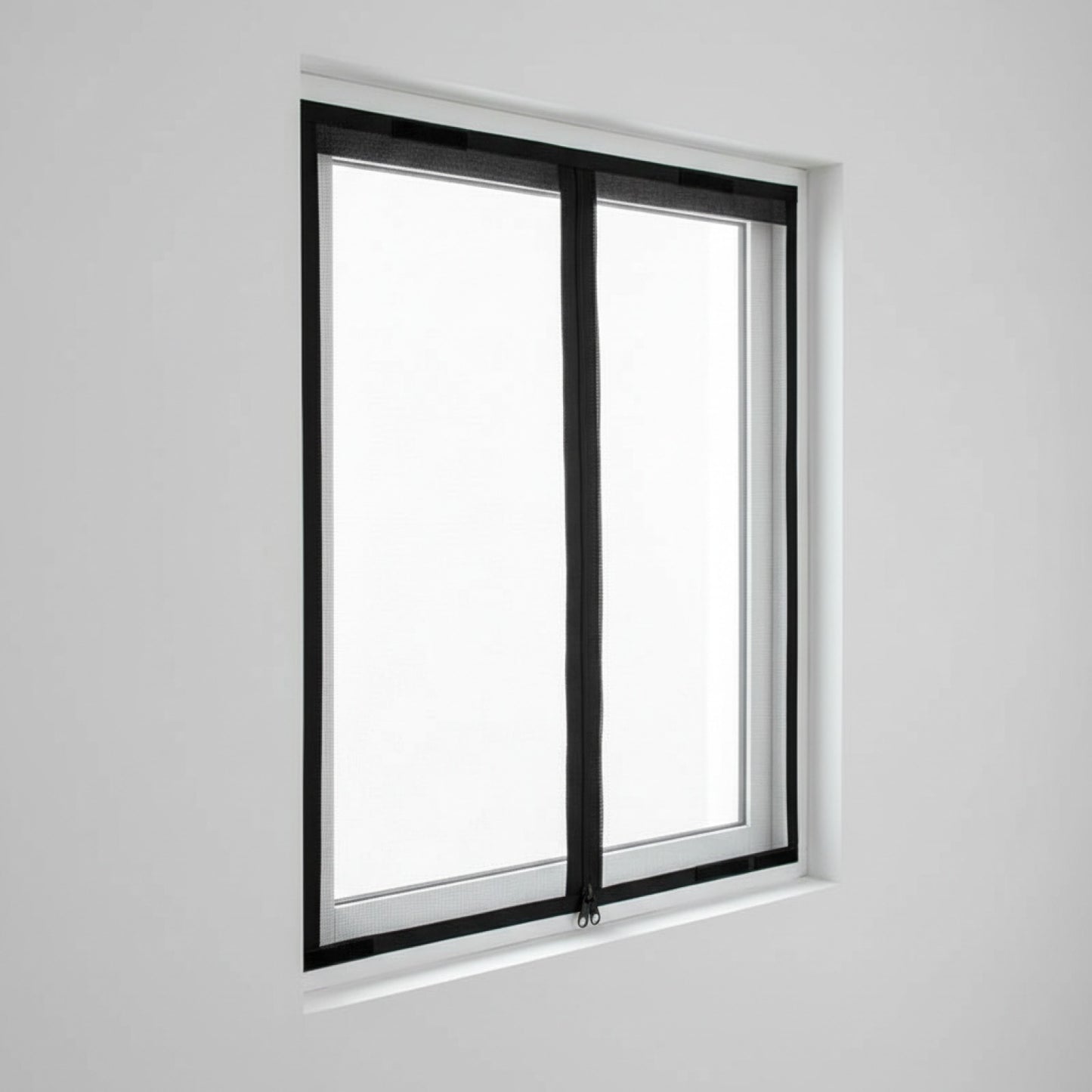Moustiquaire sur mesure avec fermeture éclair pour fenêtre et balcon - Anti-insectes et anti-oiseaux