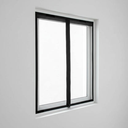 Moustiquaire sur mesure avec fermeture éclair pour fenêtre et balcon - Anti-insectes et anti-oiseaux