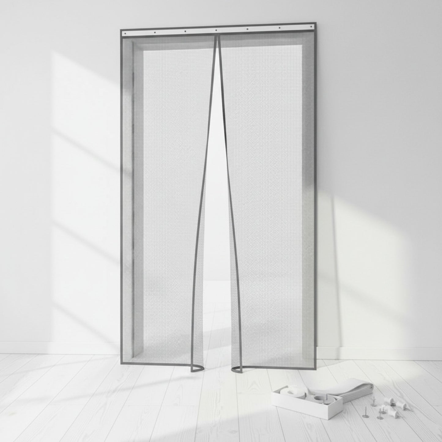 Moustiquaire Magnétique pour Porte - Rideau Anti-Insectes avec Fermeture Automatique