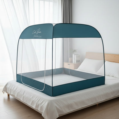 Tente Moustiquaire Lit Double Instantanée - Pliable, Respirante, avec Portes Zippées