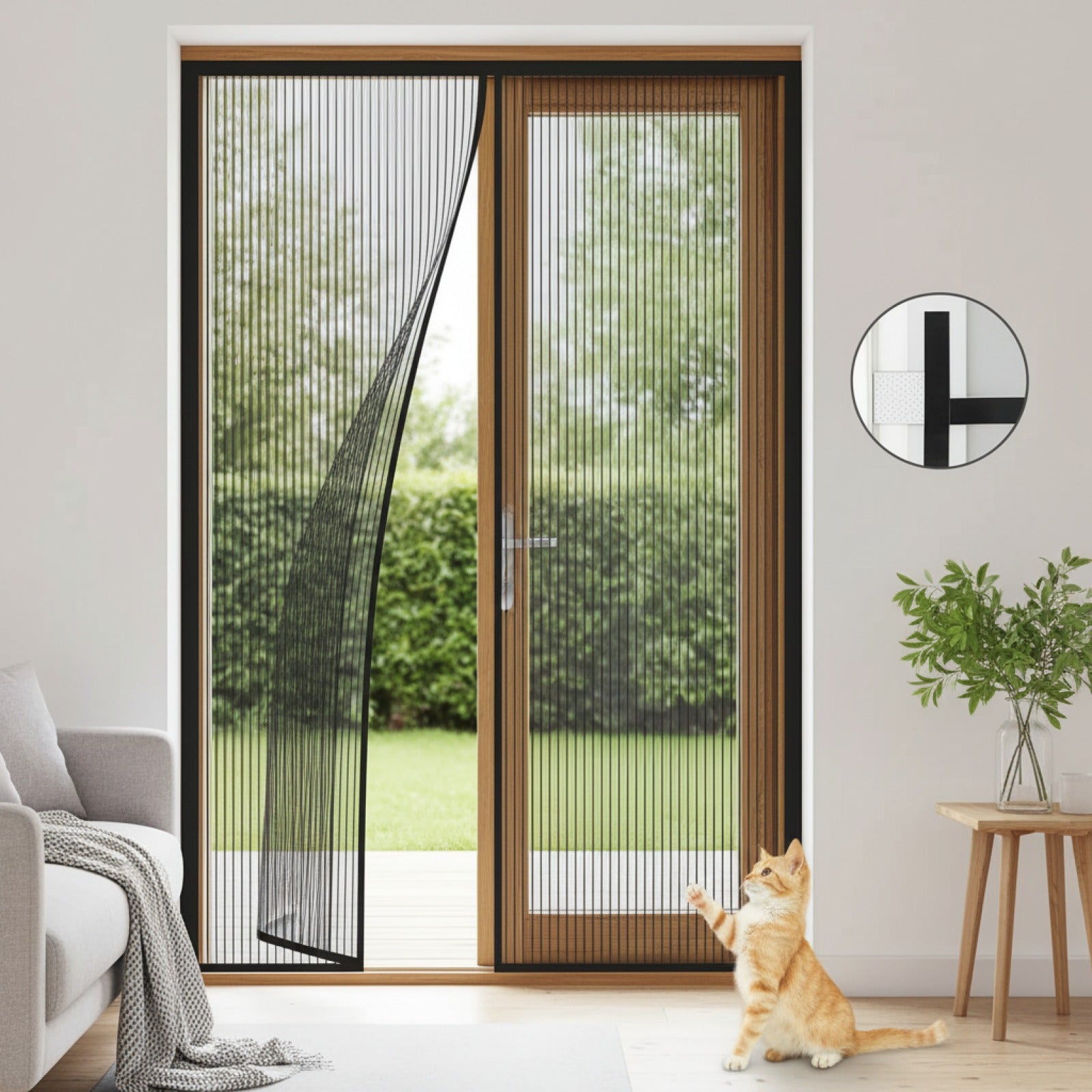 Moustiquaire Magnétique Diamant - Installation Facile Sans Percage