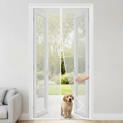 Moustiquaire Magnétique Auto-Fermante pour Porte - 90x210cm & 100x210cm