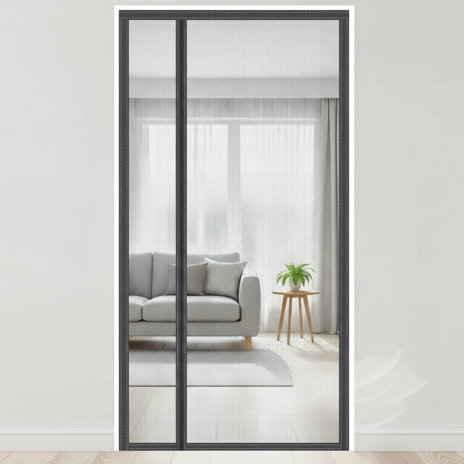 Moustiquaire de porte latérale magnétique - Installation facile sans perçage