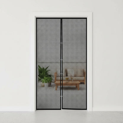 Moustiquaire de porte magnétique auto-fermante pour animaux domestiques et enfants - Installation facile