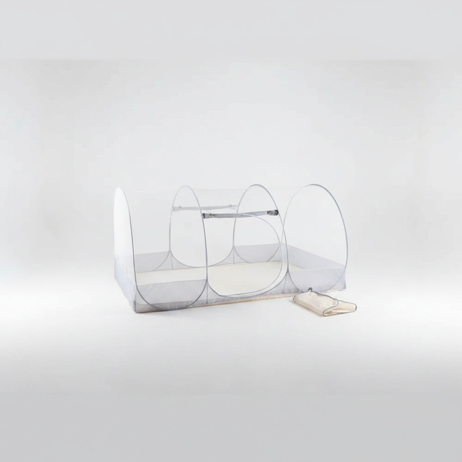 Moustiquaire de Voyage Pliante - Protection Anti-Insectes Portable pour Lit d'Été