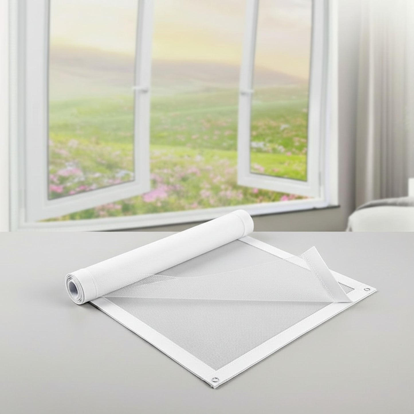 Moustiquaire Adhésive pour Fenêtre - Protection Simple et Efficace