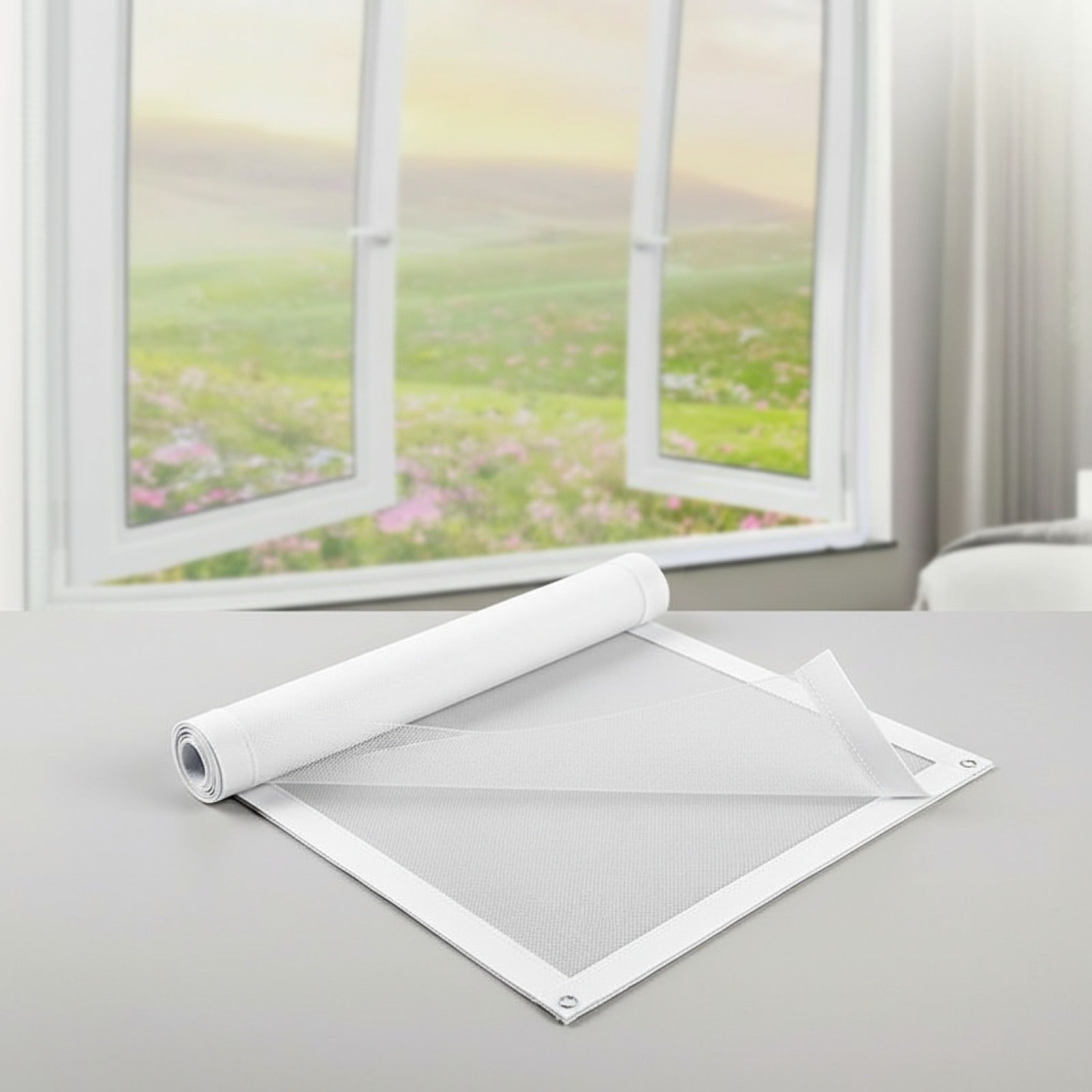 Moustiquaire Adhésive pour Fenêtre - Protection Simple et Efficace