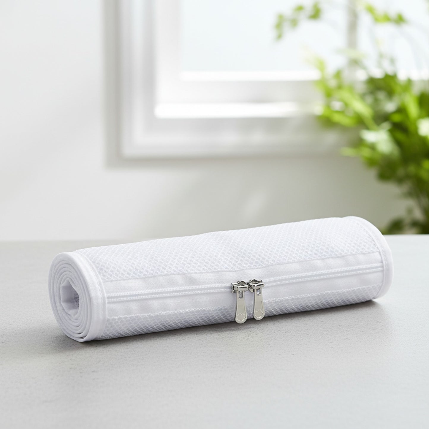 Moustiquaire de Fenêtre Auto-adhésive avec Fermeture Éclair - CHARM HOME