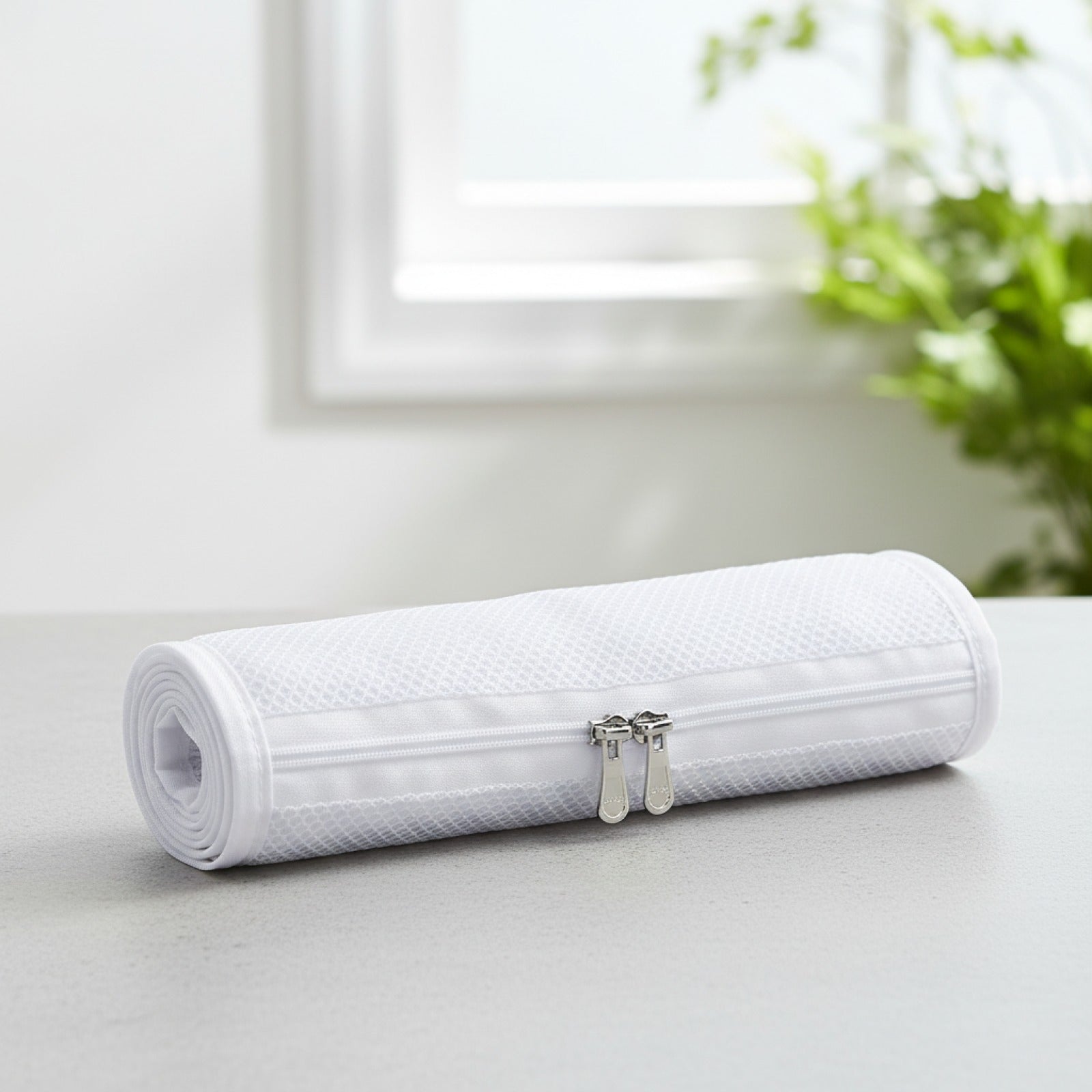 Moustiquaire de Fenêtre Auto-adhésive avec Fermeture Éclair - CHARM HOME